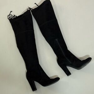 Source Unknown Black Heeled Boots